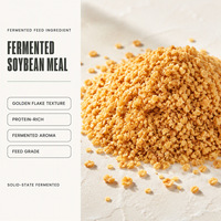 Additif alimentaire à base de farine de soja fermentée, granulés de protéines fermentées en phase solide pour l'alimentation des volailles, des porcs, de l'aquaculture et des ruminants