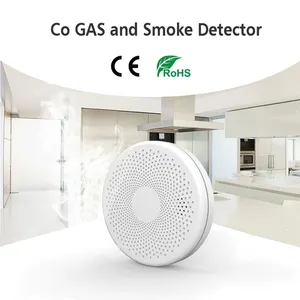 Tuya – système de sécurité Wifi sans fil intelligent, alarme incendie, Combo vocal, détecteur de fumée, détecteur de prix et de monoxyde de carbone