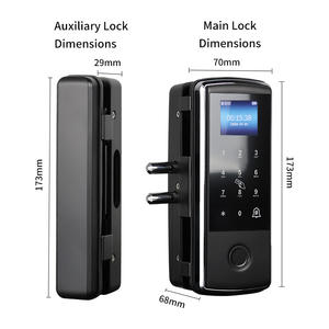 รหัสผ่านล็อคลายนิ้วมือทางการค้าบัตรปลดล็อคกระจก/รหัสประตูไม้ - Product Image 6