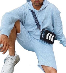 ชุดเสื้อกางเกงกีฬาสำหรับผู้ชาย,ชุดเสื้อกางเกงกีฬาขาสั้นแบบสั่งตัด2ชิ้น - Product Image 1