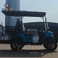 Voiturette de golf électrique tout-terrain pour adultes avec châssis en alliage d'aluminium, batterie au lithium et sièges pliants – Vente en gros