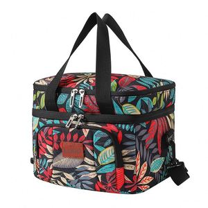 Customized Stylish Lunch Cooler Bag Thermal Insulation Picnic Bags Tote Cooler Kids School <b>Lunchbox</b> - Product Image 1