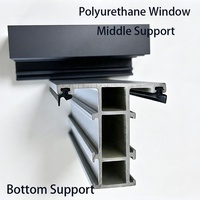Proveedor de Ventanas de PU, Perfiles de FRP Pultruidos Personalizados, Perfiles Estructurales de Fibra de Vidrio GRP, Material de Construcción Aislante
