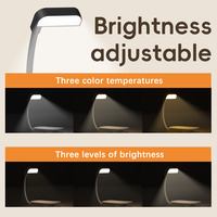 Mini lampe de lecture LED rechargeable par USB, 2 températures de couleur, design à clip, pour enfants et adultes, portable, pour la lecture au lit, protection des yeux