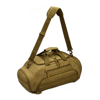 Sac de sport tactique S437 en tissu Oxford 600D, grand format, imperméable, durable, camouflage, pour activités de plein air, avec système MOLLE