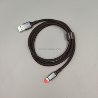 Kabel Pengisian Cepat USB-A yang Kompatibel untuk Pengisian Cepat Power Bank iPhone 15; Kabel Data Konduktor Tembaga Murni Berlapis untuk Transfer Data