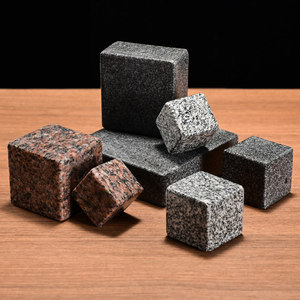 Granite Stone Blocks Natural Red Rock Cubes For Book Pressing And Decorative Use - Product Image 2