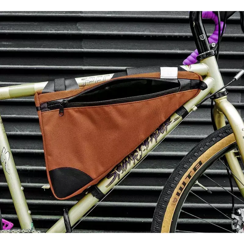 2023 New Arrival Waterproof Touch Screen Bike Bag Factory Custom Bicycle Front Frame Handlebar Bag Polyester Bike Travel Saddle