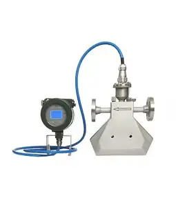 0.2% Hoge Precisie Rs485 Flowmeter 4-20ma Water Vloeibare Zuurstof Coriolis Massa Flow Meter Voor Tandpasta Lijm Yoghurt