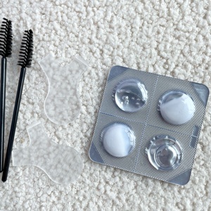 Mido 2026 Kit mini 4 bulles en blister à base de cystéamine HCL pour rehaussement de cils et lamination des <span class=keywords><strong>sourcils</strong></span>, crème permanente, marque privée coréenne - Product Image 5
