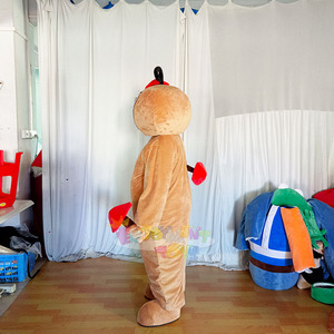 Costume de mascotte de <span class=keywords><strong>champignon</strong></span> en peluche personnalisable avec option pour logo personnalisé parfait pour le marketing de marque et les activités thématiques - Product Image 3