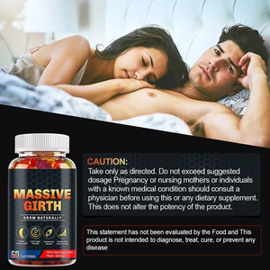 Gomitas para Aumentar <span class=keywords><strong>el</strong></span> Grosor Masculino, Crecimiento <span class=keywords><strong>Natural</strong></span>, Mayor Duración y Resistencia, con Raíz de Ashwagandha, para Hombres - Product Image 3