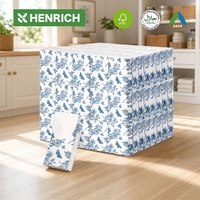 Салфетки HENRICH Premium Purse Size, 3-слойные, мягкие, из первичной древесной целлюлозы, маленькие карманные салфетки для чувствительной кожи, оптом