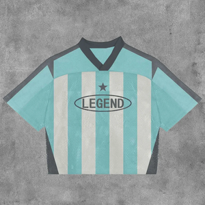 Tonton thể thao whosale tùy chỉnh Boxy thời trang sang trọng quá khổ người đàn ông thiết kế cổ điển mỹ bóng đá T-Shirt - Product Image 6