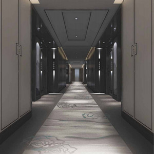 Alfombras de hotel con mechones de lujo Patrón personalizado Pasillo Alfombra de pasillo para sala de estar y dormitorio para vestíbulo de hotel - Product Image 4