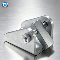 Support anti-oscillation à tige filetée de 1/4 "-1" en acier au carbone électrogalvanisé pour système d'extinction d'incendie