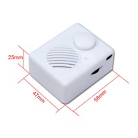 Usine pas cher Logo personnalisé boîte vocale puce de son pour peluche et poupée bouton de son enregistrable musique LED boîte de son