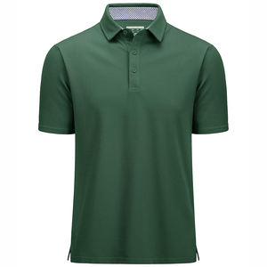 Polo à manches courtes 100% coton pour homme, qualité supérieure, coupe ajustée, séchage rapide, couleur unie - Product Image 5