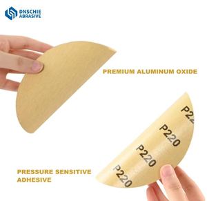 قرص تجليخ لاصق ذهبي 5 بوصة (125 ملم) من المصنع، ورق صنفرة كاشط OEM لتلميع السيارات والخشب وطلاء السيارات - Product Image 4