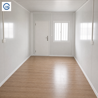 Maison préfabriquée modulaire isolée, démontable, mobile, résistante au vent et à la pluie, à assemblage rapide, en kit de 20 pieds