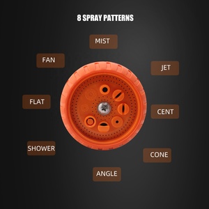 Pistolet pulvérisateur SPTA pour tuyau d'arrosage, 8 modes de pulvérisation réglables, buse haute pression pour <span class=keywords><strong>nettoyage</strong></span> de <span class=keywords><strong>voiture</strong></span> - Product Image 4