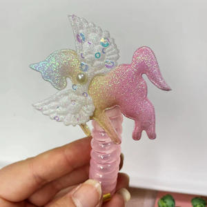 Новая линия для телефона с мультяшными бабочками и кудрявыми детьми, милая прочная повязка на голову, высокая Эстетическая ценность для девочек, завязывают волосы хвостиком - Product Image 6