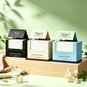 Toallas Faciales Desechables de Tela No Tejida, Fibra Vegetal Biodegradable, Algodón de Secado Rápido, Antimicrobianas, Amigables con la Piel, Personalizadas HenSun - Product Image 6