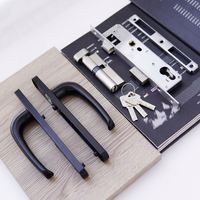 Venta de Fábrica: Cerraduras de Seguridad para Puertas de Aluminio con Manija, Personalizables en Tamaño y Color