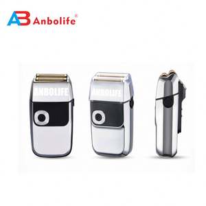Afeitadora eléctrica profesional Anbolife 2 en 1 para hombres, maquinilla de <span class=keywords><strong>afeitar</strong></span> con recortadora calva, afeitadoras inalámbricas, pantalla LED recargable - Product Image 2