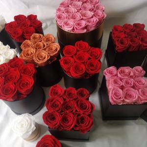 ของขวัญวันแม่ ของขวัญรับปริญญา ขายส่ง ดอกกุหลาบนิรันดร์ทรงสี่เหลี่ยม ดอกไม้ประดับตกแต่ง ดอกกุหลาบคงสภาพตลอดกาล - Product Image 5