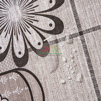 Nappe carrée décorative en PVC imprimée de roses, sans droits de douane, résistante à l'huile et à l'eau, jetable, moderne et polyvalente pour les fêtes
