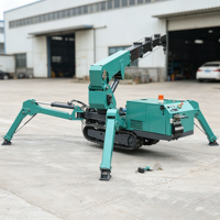 Hochwertiger Spinnenkran mit Stabilem Hydraulischem Hebesystem für Enge Bauplätze