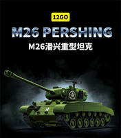 Mainan Puzzle Merakit Tank Berat M26 Pershing Amerika Perang Dunia II Tingkat Kesulitan Tinggi