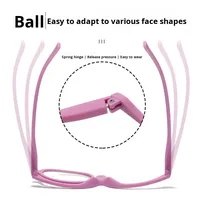 Lunettes de lecture anti-lumière bleue miroir cosmétique rotatif pour les femmes âgées d'âge moyen maquillage des sourcils vente en gros