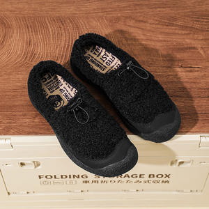 Chaussures de grande taille pour femmes Chaussures Kee en coton d'agneau de même style Heattech One-leg Automne et hiver Nouveau produit Chaussures en fourrure de patte d'ours - Product Image 2