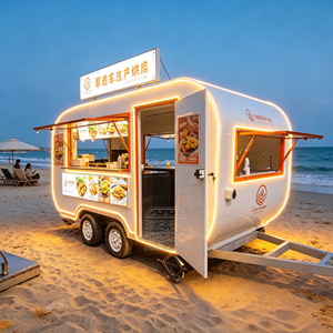 Irregular Design <b>Mobile</b> Kitchen <b>Trailer</b> for Street Snack Business Food Truck - Product Image 1