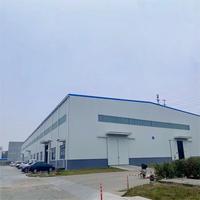 Entrepôt industriel préfabriqué en structure métallique, design moderne, bâtiment métallique à ossature en H pour stockage en usine