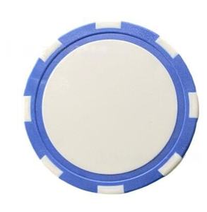 Fichas de Póker de Plástico ABS en Blanco con Inserto Metálico, Marcador de Pelota de Golf, Impresión UV Personalizada, Gráficos a Todo Color - Product Image 6