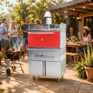 Parrilla Argentina de Altura Ajustable, Estilo Santa María, para Asado Gauchesco, Equipo de Barbacoa de Carbón para <span class=keywords><strong>Restaurante</strong></span> Tradicional - Product Image 1
