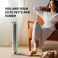 Diffuseur d'arômes électrique rechargeable sans eau, entièrement métallique, 120 ml grande capacité, contrôlé par application, parfum moderne pour hôtel