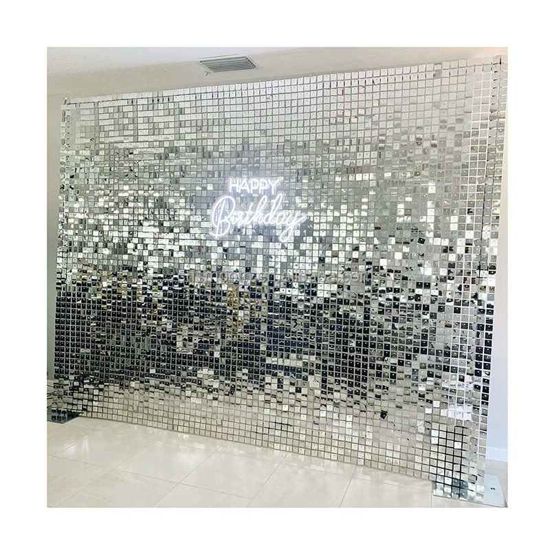 Прямая поставка с фабрики, оптовая продажа, яркая 3D воздушная активная диско-панель с блестками для украшения