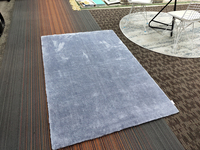 Tapis Shaggy personnalisé, décoration de chevet, pour la maison, absorbant l'eau, en Polyester, blanc uni, grand tapis à la mode, 20MM, offre spéciale