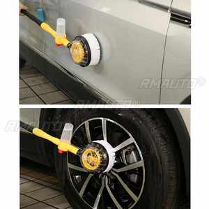 Cepillo de Lavado de Autos con Rotación Automática, Rociador de Agua, Cepillo de Espuma, Herramienta de Limpieza de Alta Presión - Product Image 6