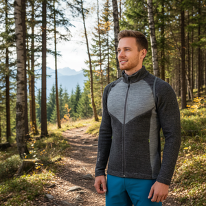 Felpa ABETONE Outdoor Pullover da uomo comodo ed elegante - Product Image 3