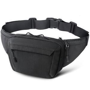 Sac banane compact et tendance pour homme, pour la randonnée, tactique, dissimulé, avec fermeture éclair, EDC, sac de ceinture, compagnon de randonnée - Product Image 2