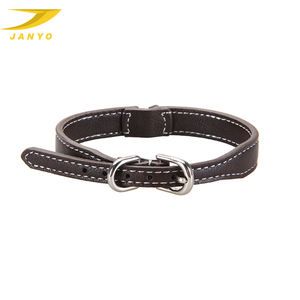 Collar de piel auténtica ajustable para perro, accesorio personalizado de lujo, resistente al agua, de alta calidad - Product Image 3