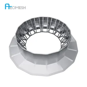 AEOMESH Made In Guangzhou Metal Events Concert Barrier Fencing Aluminium Barrier Flood Gate Factory Price Stage Barrier