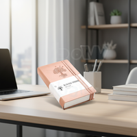 Carnet de notes personnalisé de haute qualité avec logo promotionnel A5 2025 2026, couverture rigide en cuir PU, planificateur