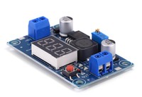 LM2596 Modul Catu Daya Step-Down Tegangan DC-DC Yang Dapat Disesuaikan dengan Voltmeter Layar LED 4.0 ~ 40 Hingga 1.3 ~ 37V Adaptor Dapat Disesuaikan
