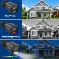 Caméra IP PoE 8MP 4K 25FPS Détection de véhicule Détection humanoïde Vidéosurveillance Système de caméra de sécurité CCTV Extérieur Maison